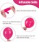 65pcs Hot Pink Balloons 12 Inch Magenta Confetti Balloon for Valentine's Day Girls Theme Birthday Party Decorations Baby Shower Bridal Shower